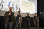 Projection en avant première de Nomades - de gauche à droite : Olivier Coussemacq, Saïd El Mokhtari, Julien Cadilhac