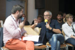 Olivier Montels, directeur délégué de France 3 et Maël Mainguy, producteur et modérateur de l’Atelier sur la réforme de l’audiovisuel public