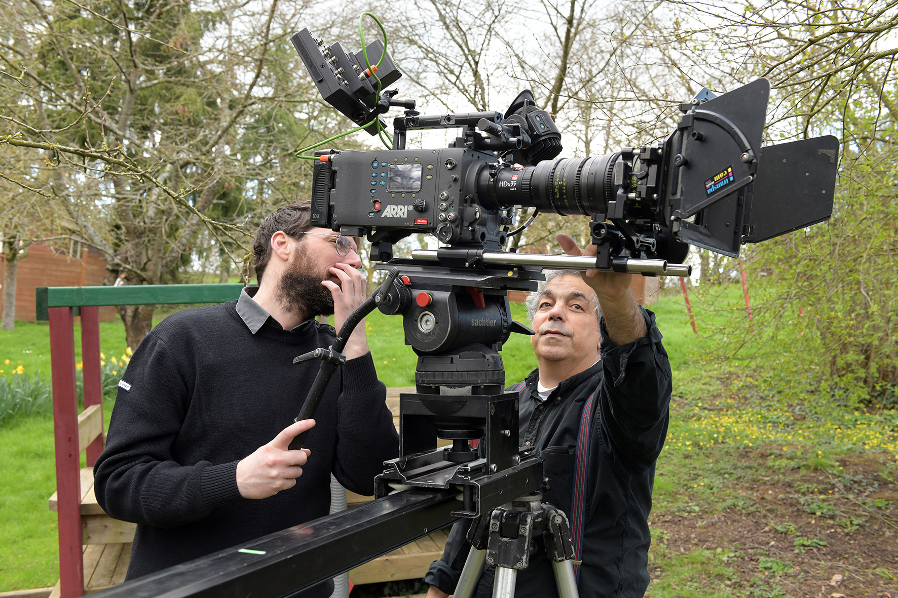 Formation Réalisation, Bertrand Basset et Pierre Souchar, chef opérateur image @ Emmanuel Madec