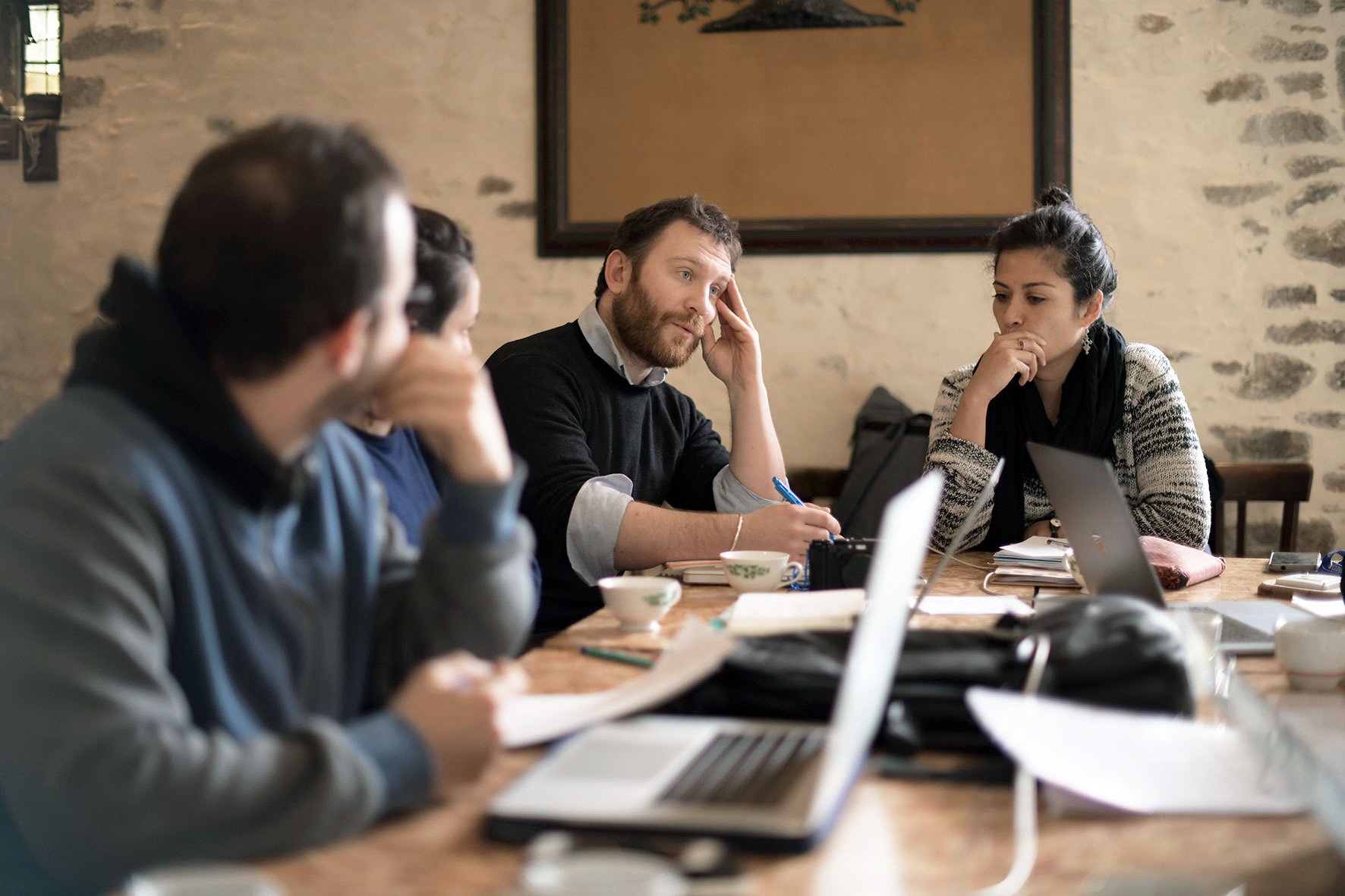 Séance de travail en groupe à Taden @ Emmanuel Madec
