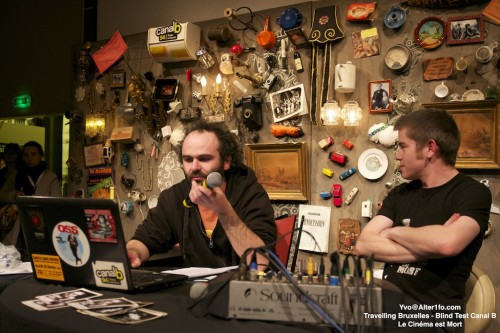 Antonin et Etienne lors d'un blind test