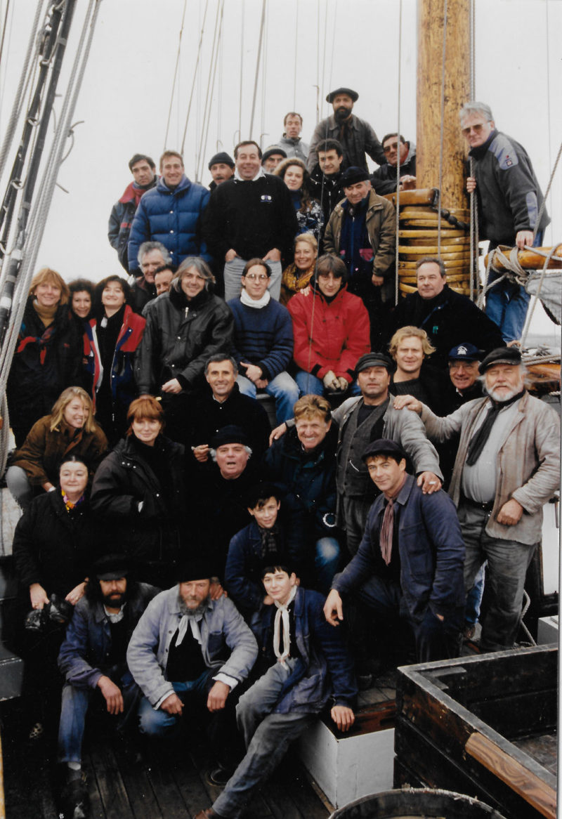 Équipe sur le tournage de Entre Terre et Mer