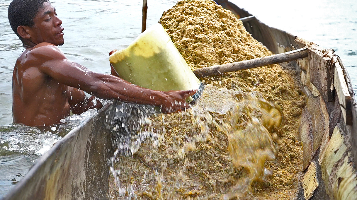 Patrick pêcheur de sable